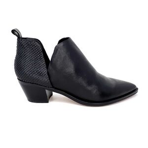 Dolce Vita Ankle Booties “Sonni” Black Leather Women’s Size 6.5 Boots EUC
